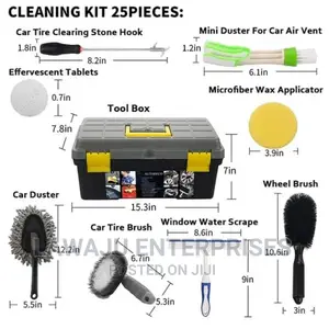 25pcs Detail Car Cleaning Tool Kit* Cleaning KIT 25pieces: