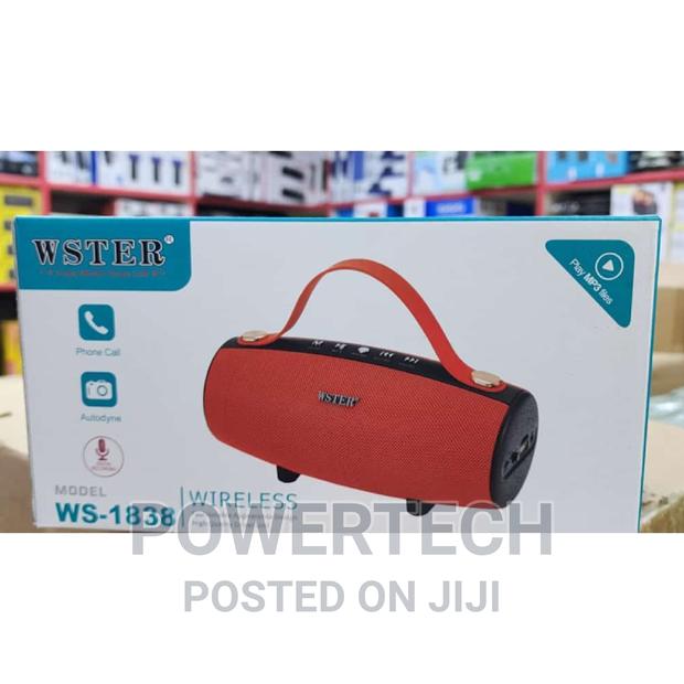 Wester Portable Wireless Speaker, -Red - main view