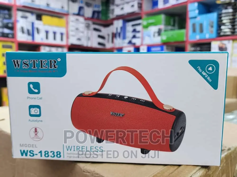 Wester Portable Wireless Bluetooth Speaker,