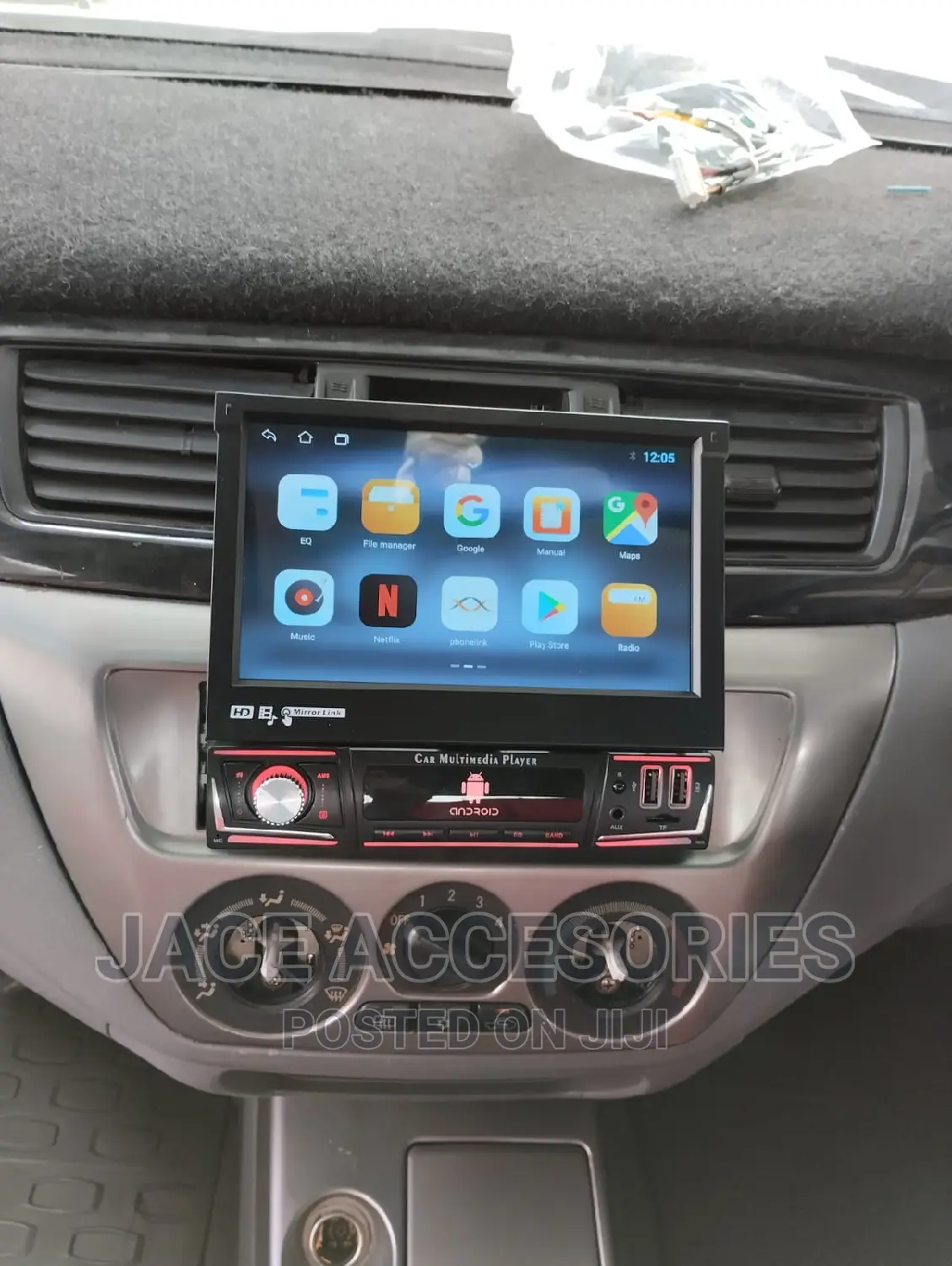 Latest 7' Android Car Radio Retractable Radio