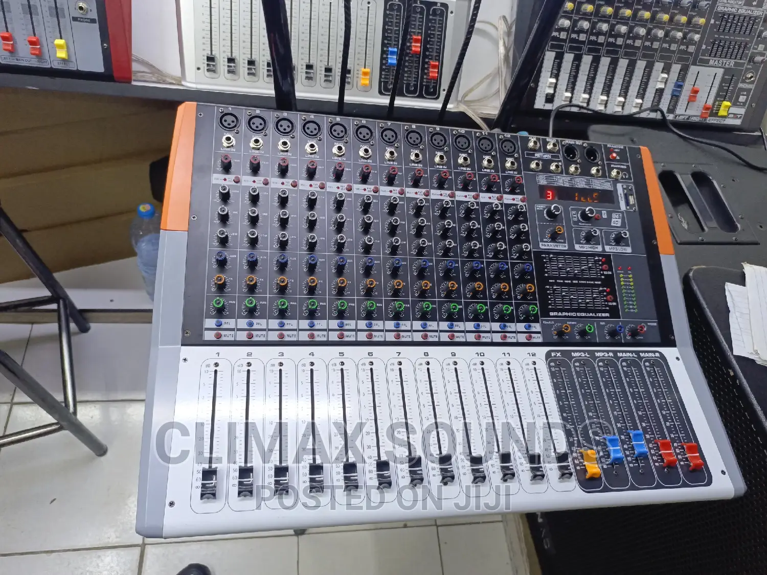 Pro Mixer 12 Channel Powered Mixer