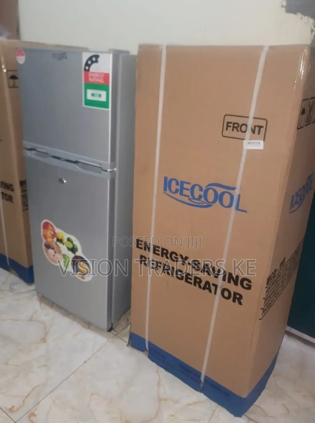 *Fridge* Icecool 118ltrs Double Door Refrigerator