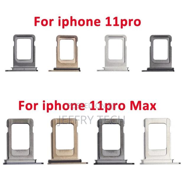 1pcs Single Dual Sim Card Tray Holder Slot for iPhone 11pro - thumbnail 3
