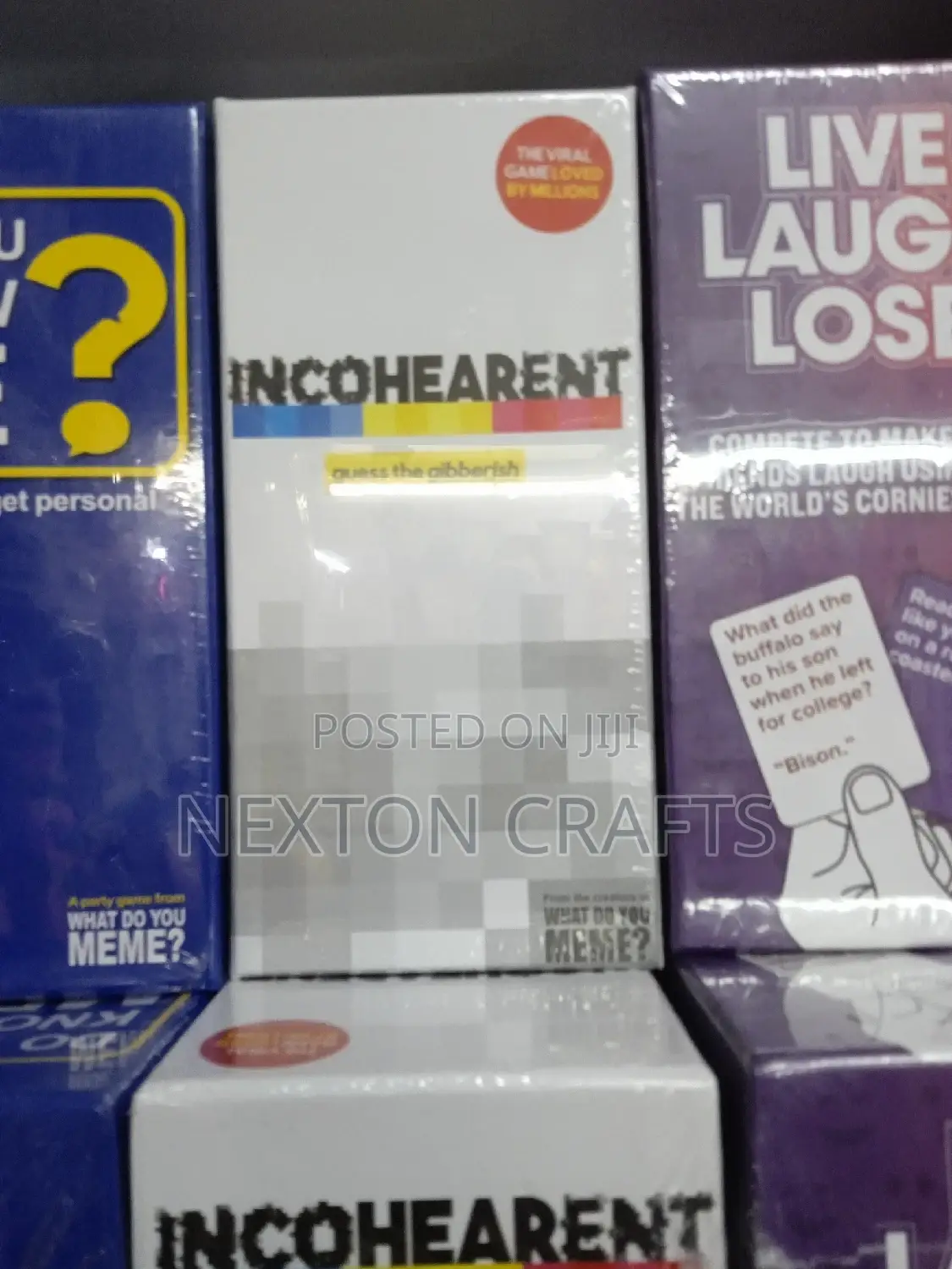 Incoherent Card Game