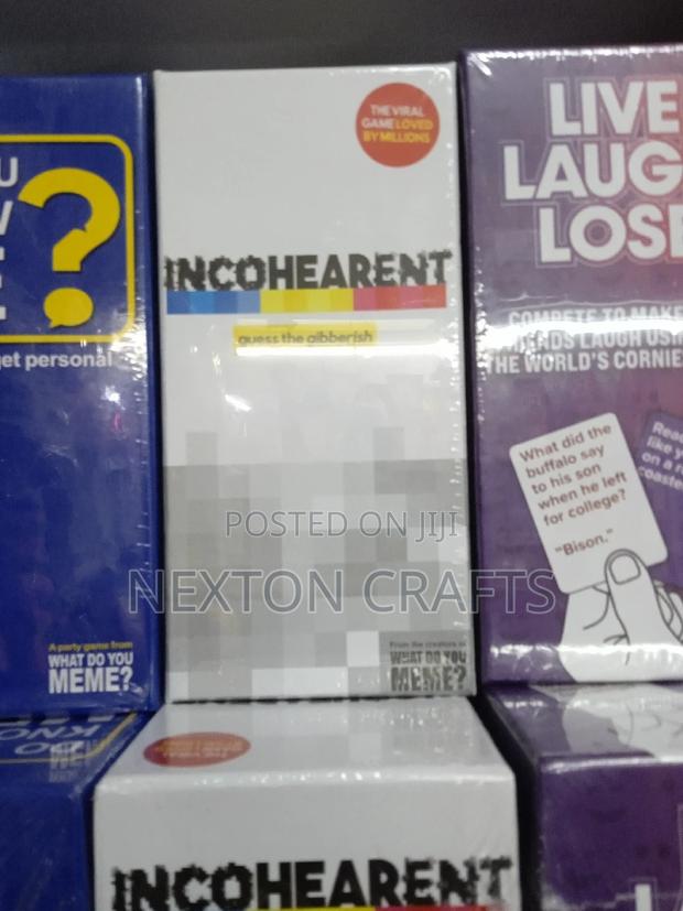 Incoherent Card Game - main view