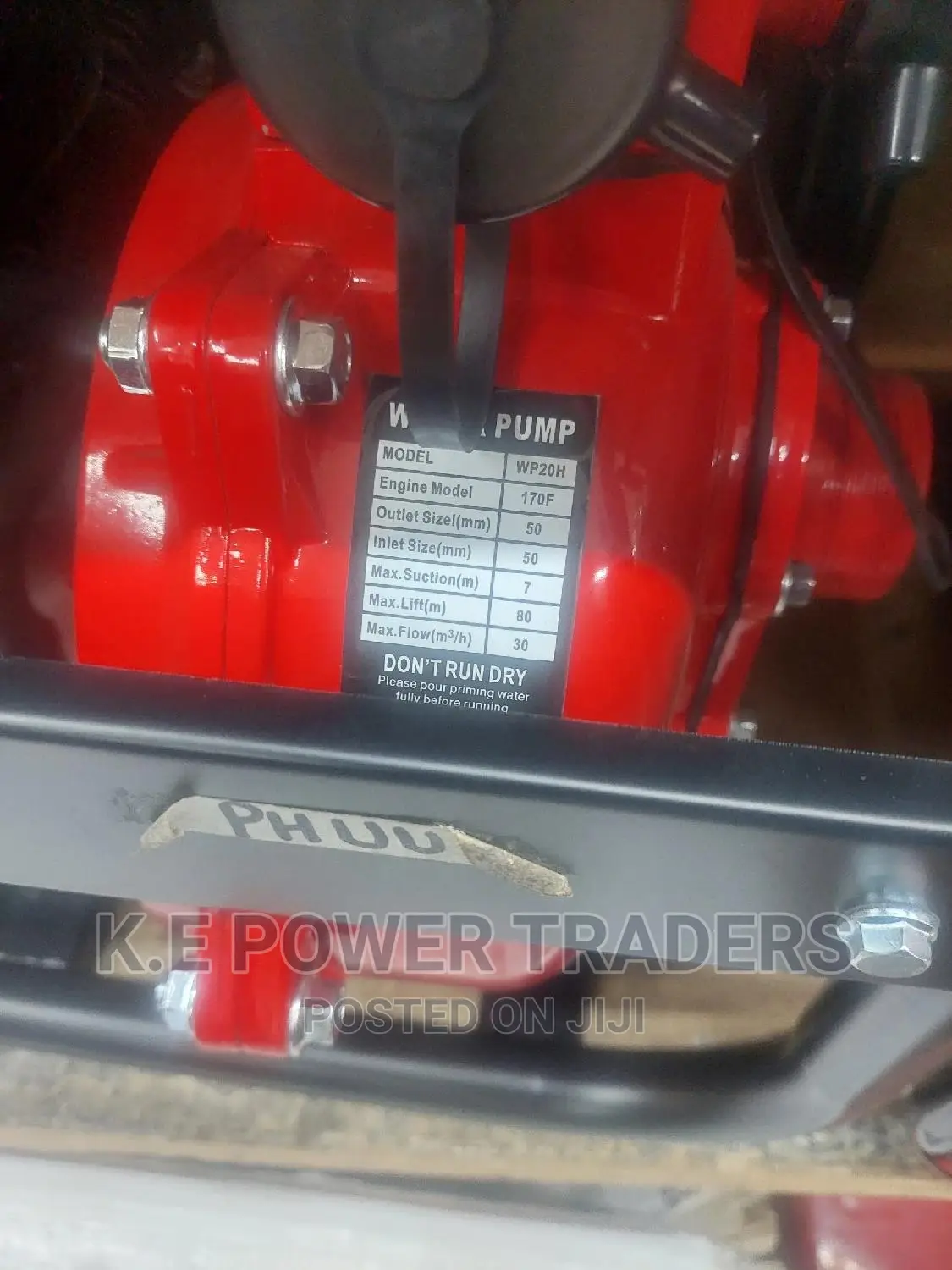 2 Inch High Pressure Water Pump