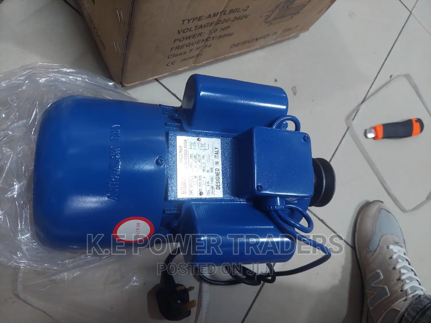 Italian Single Phase 3hp Motor