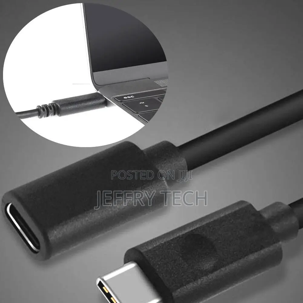 Type-C Male to USB-C Female Extension Cable for Samsung Gala