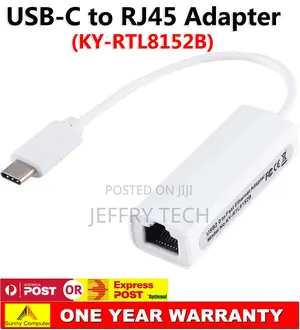 USB 3.1 Type-C USB-C to RJ45 Ethernet Network Adapter 1000mb