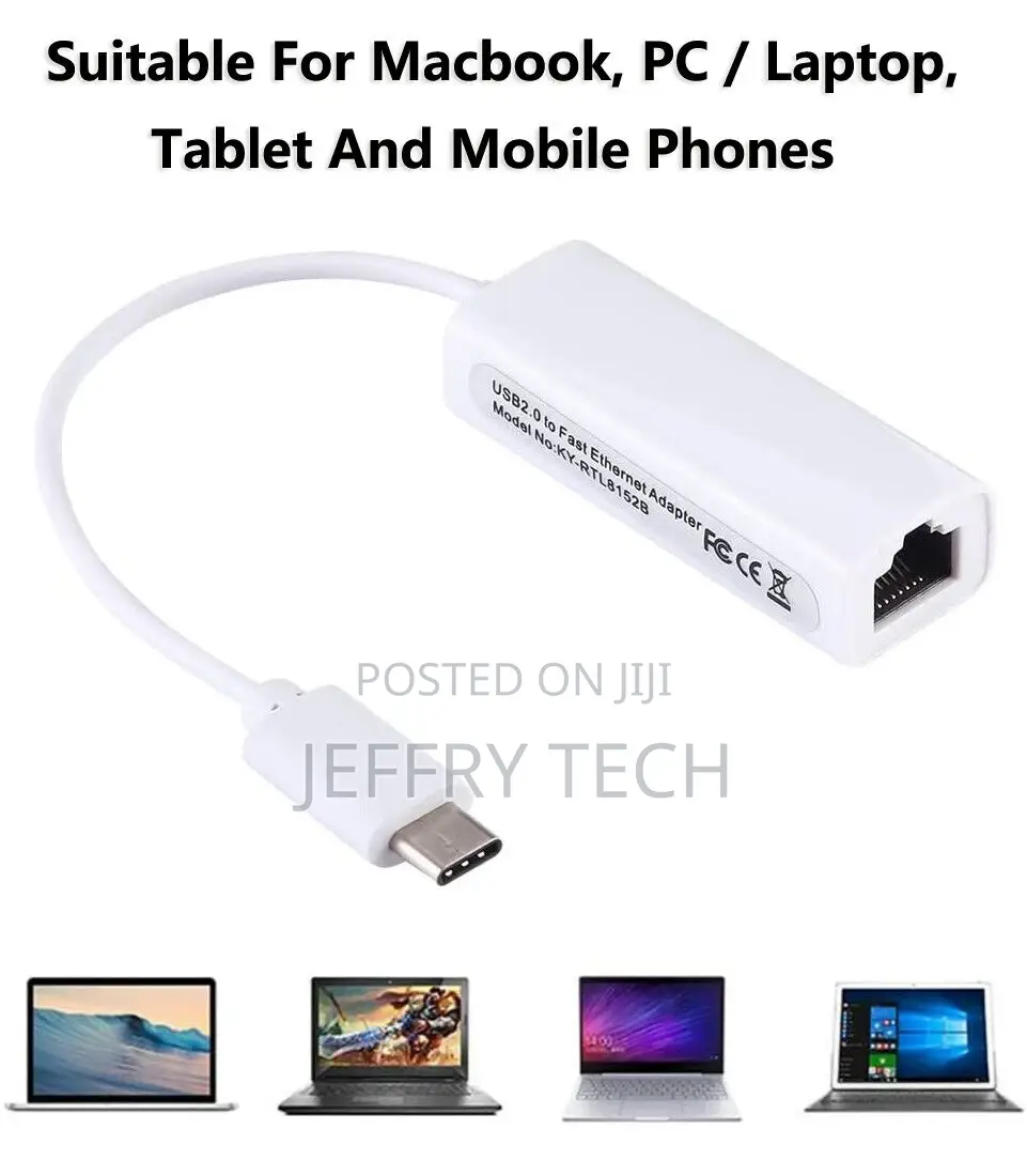 USB 3.1 Type-C USB-C to RJ45 Ethernet Network Adapter 1000mb