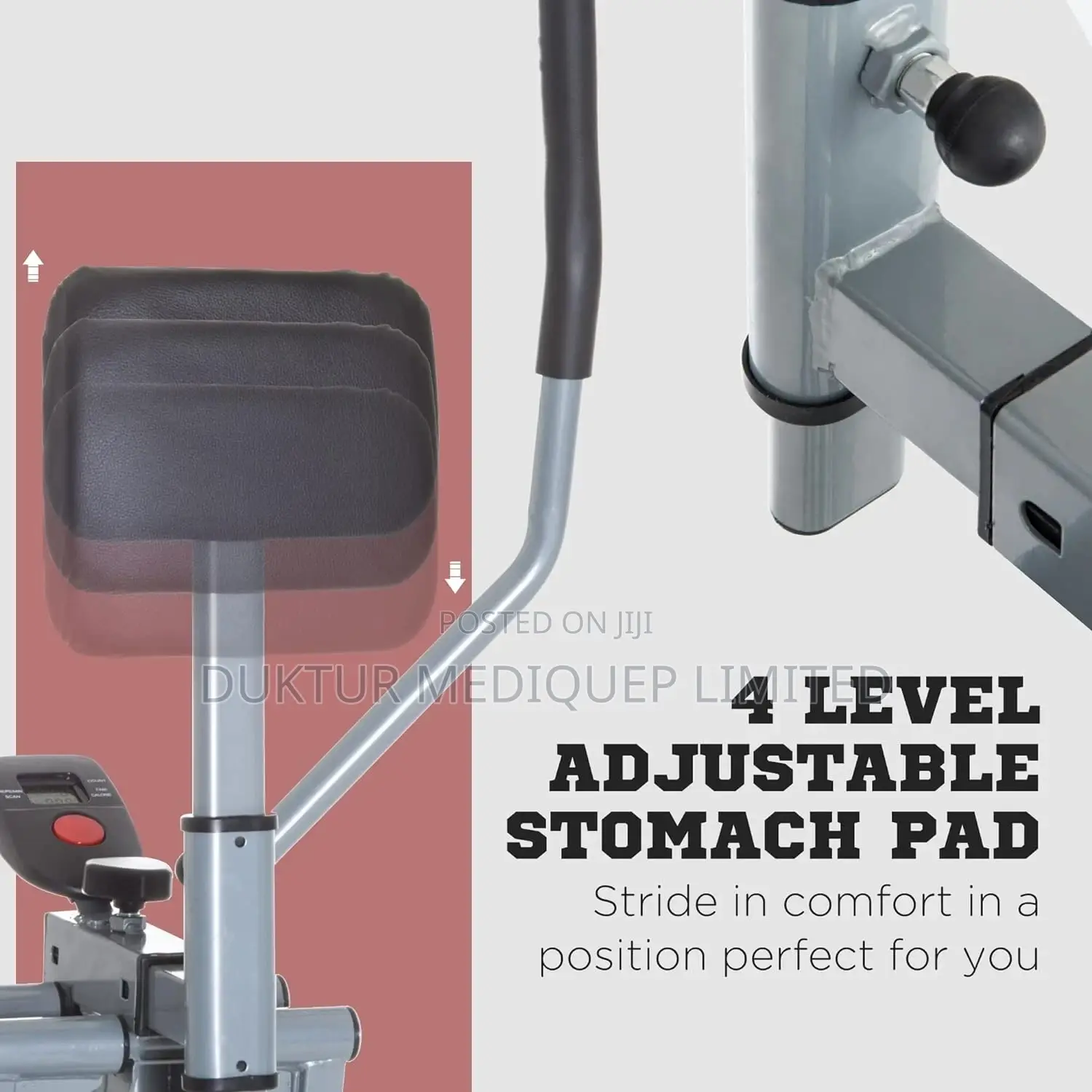 Air Walker With Cushion Support With Meter Sliver