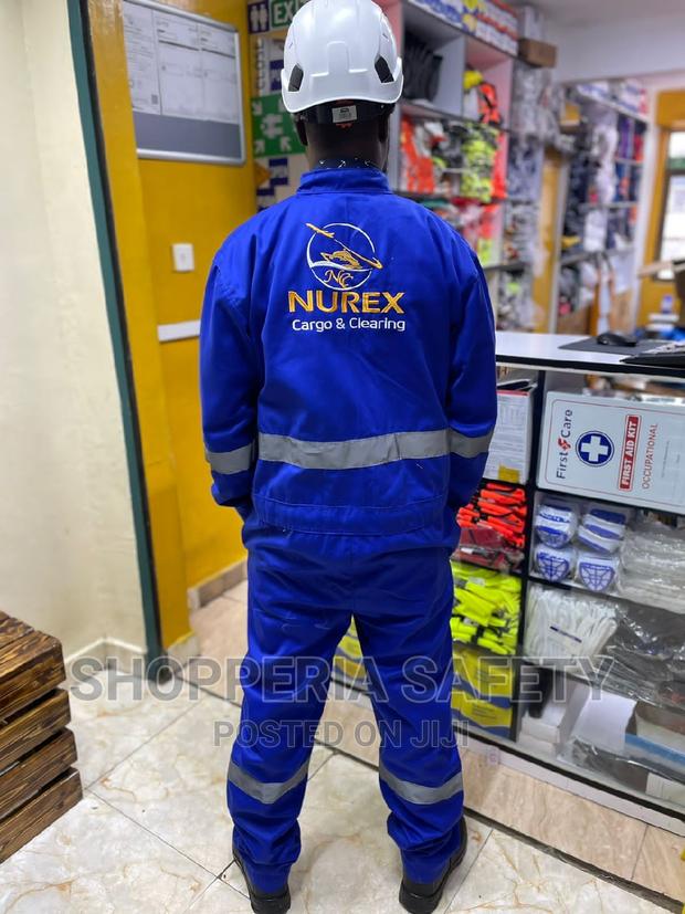 Royal Blue Reflective Overalls - main view