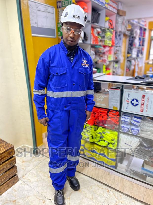 Royal Blue Reflective Overalls - thumbnail 2