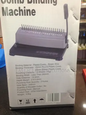 Comb Binding Machine