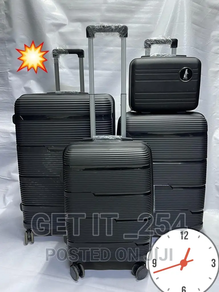 4 Pieces Original Fibre Suitcases