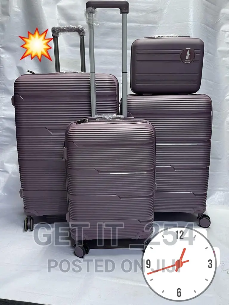 4 Pieces Original Fibre Suitcases