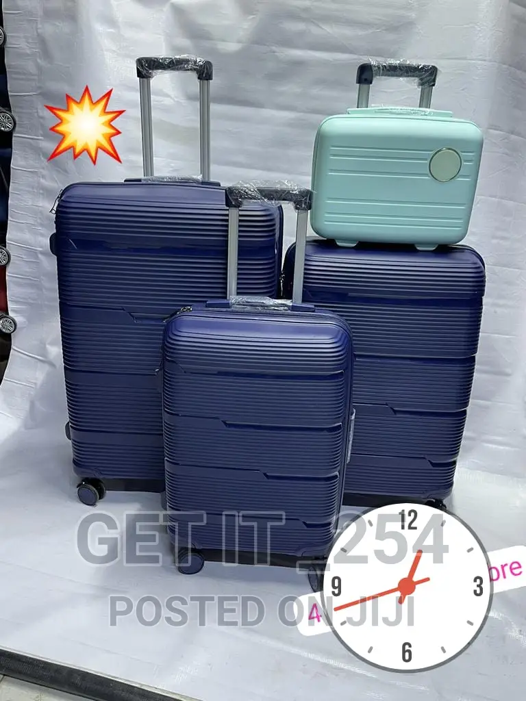 4 Pieces Original Fibre Suitcases