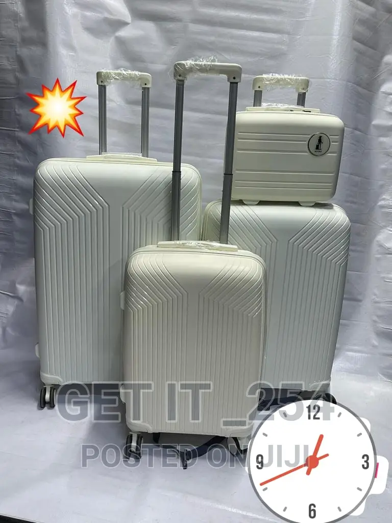 4 Pieces Original Fibre Suitcases
