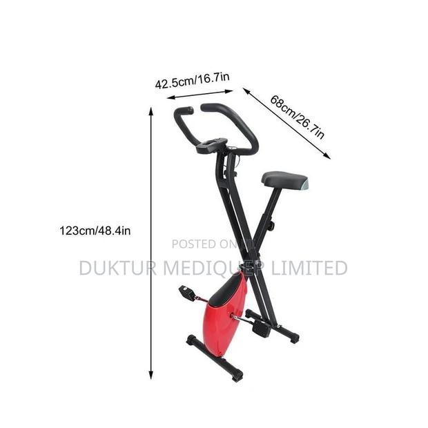 Muscle Training Bike, Folding Adjustable Exercise Bike - main view