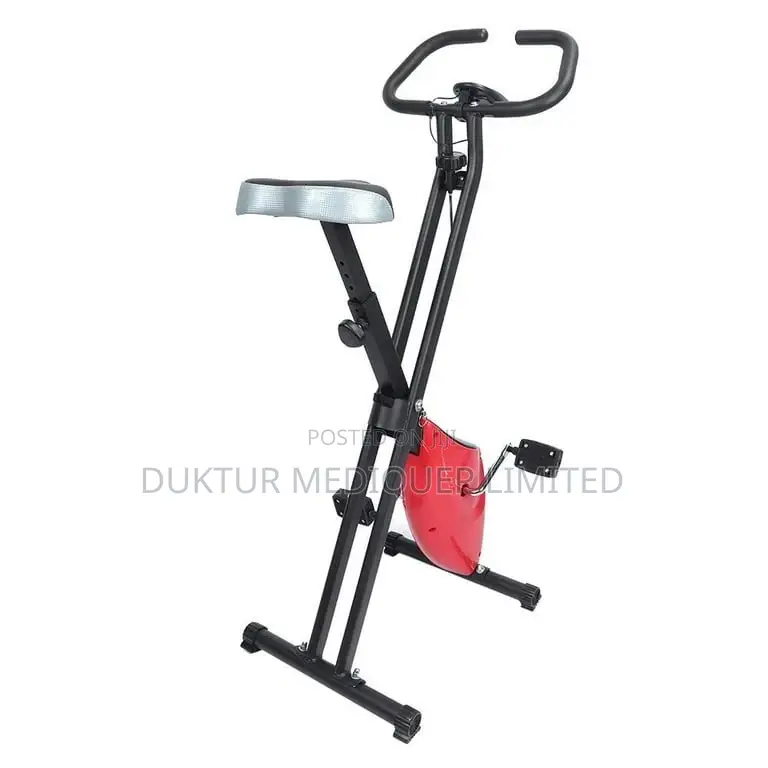 Muscle Training Bike, Folding Adjustable Exercise Bike