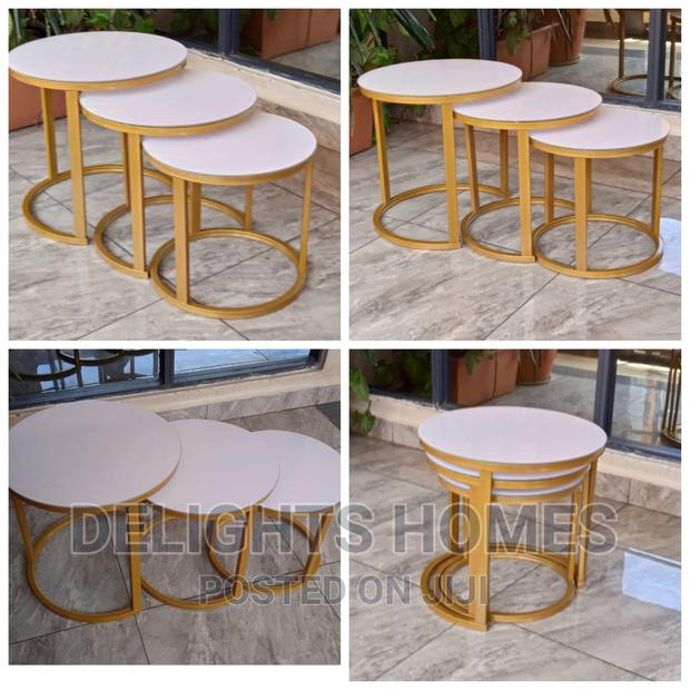 Glass Nesting Stools - main view