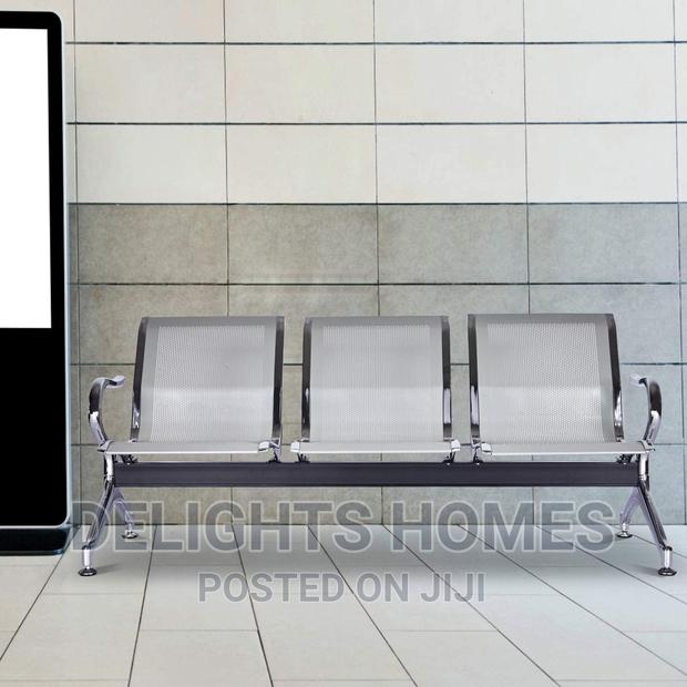 3 Seater (Non-Padded) Link Chair