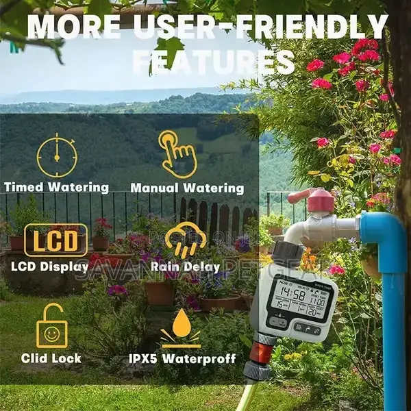 Automatic Water Timer Garden Irrigation System HCT-322