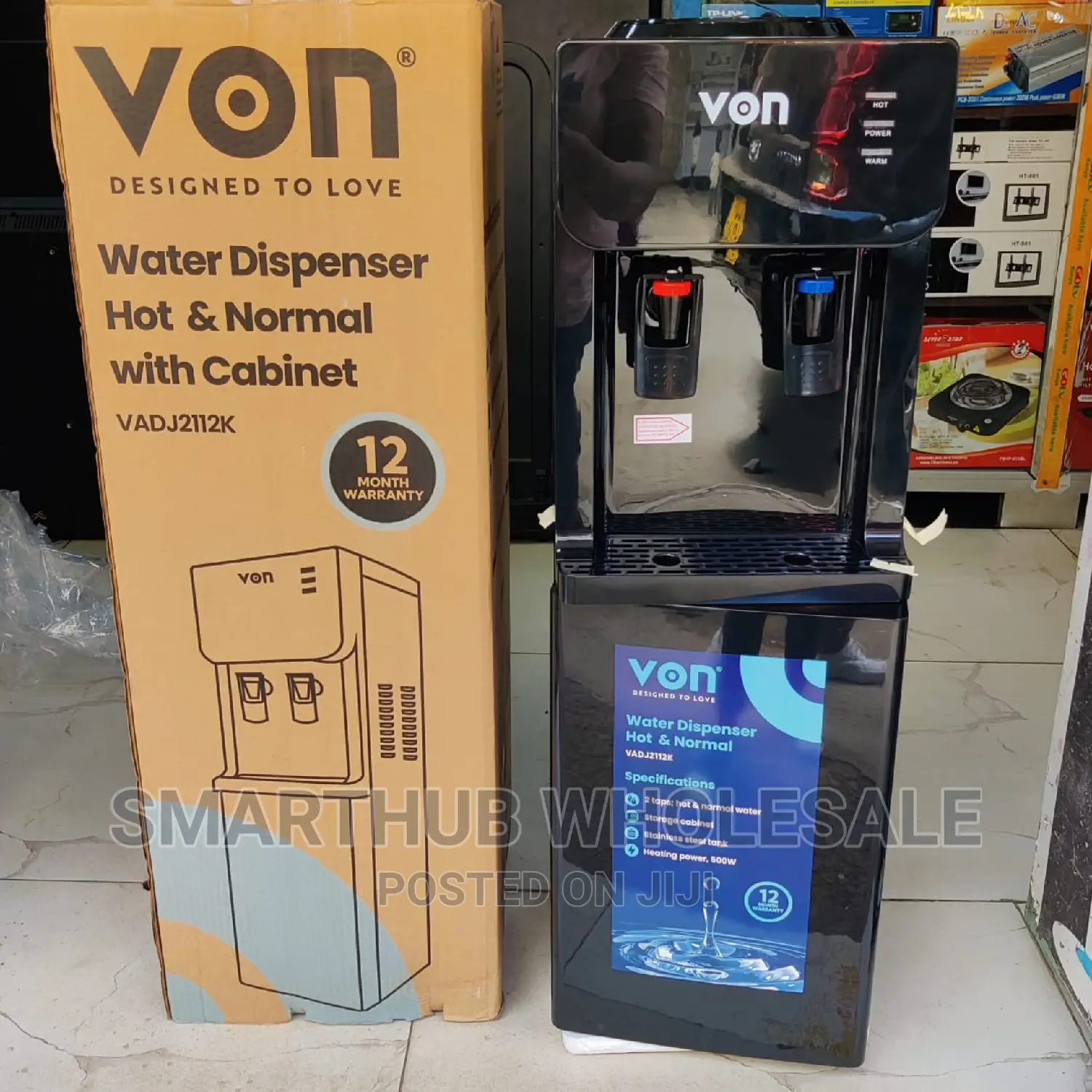 *Von Dispenser Hot and Normal (Black)