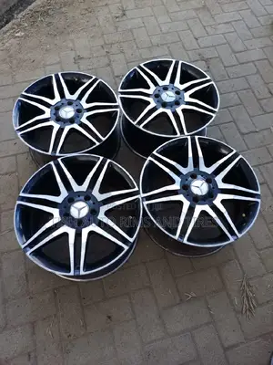 Black Silver Size 18 Inch Rims Mercedes Benz