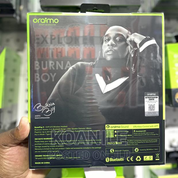Oraimo Boompop 2 OHP-610 Headphones - thumbnail 2