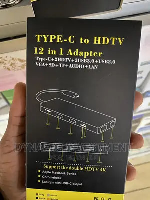 Type C to HDTV 12 in 1 USB Hub Docking Station