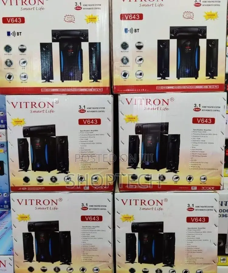 Vitron 643 3.1 Hometheatre System Available