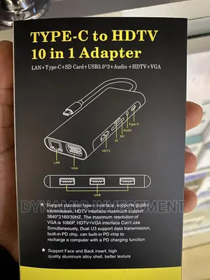 High Quality USB HUB Type-C Adapter Docking Station 10 in 1