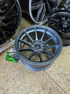 Grey Offset Rims Fitting Ractis, Premio, Allion 15 Inch Rims