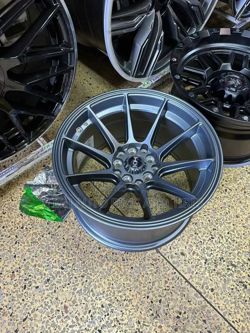 Grey Offset Rims Fitting Ractis, Premio, Allion 15 Inch Rims