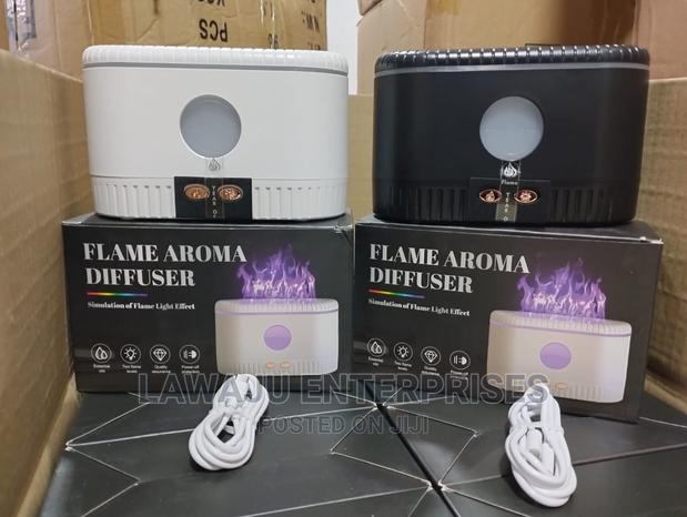 Ultrasonic Air Humidifier With Simulation Flame Lighting - thumbnail 4
