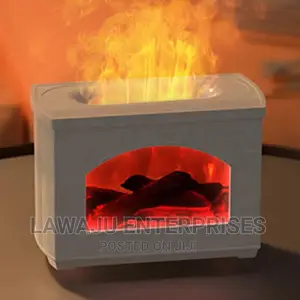 270ml Fireplace Aromatherapy Diffuser Cool Mist Humidifier*