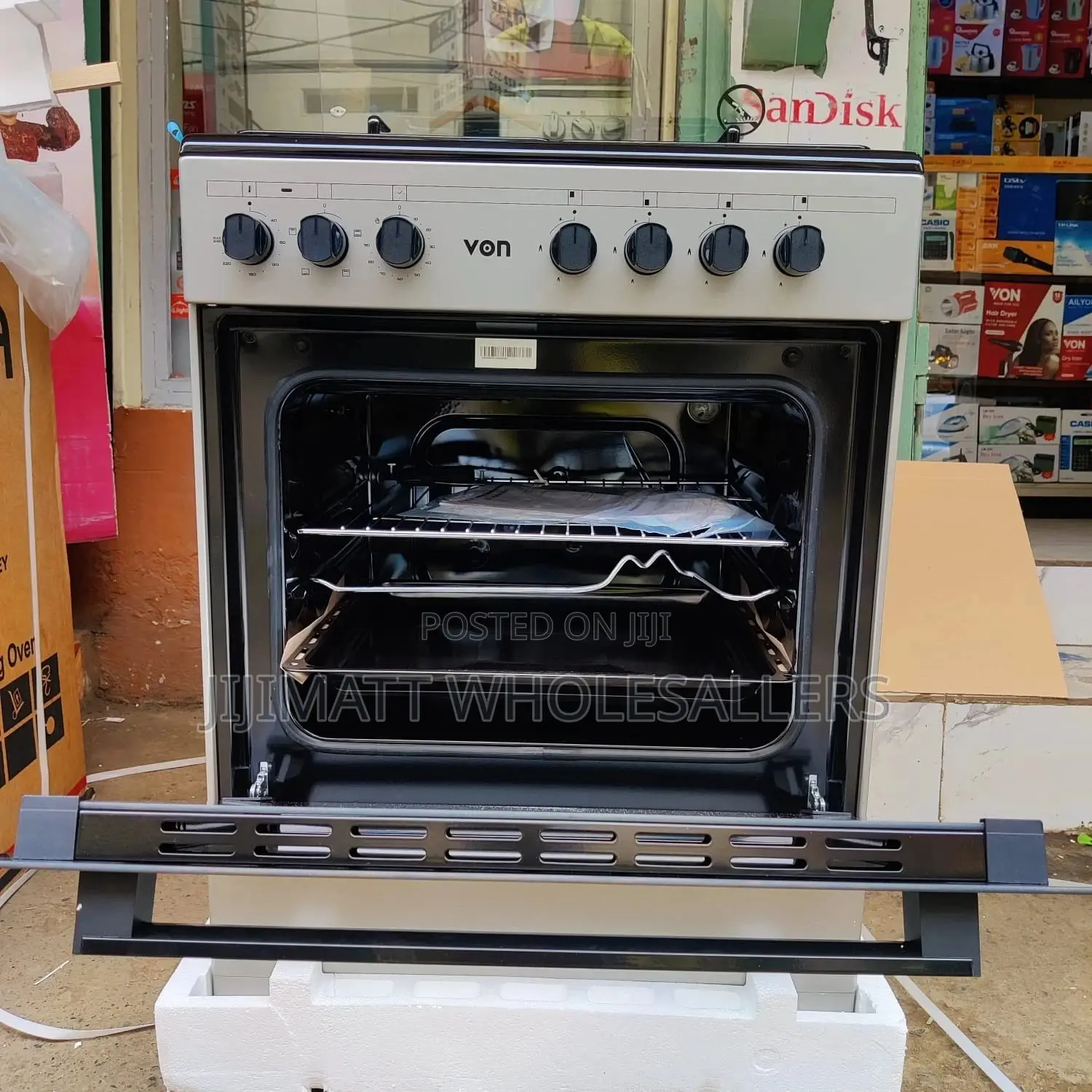 Von 60CM*60CM. 4GAS C-Cup Burners. Electric Oven