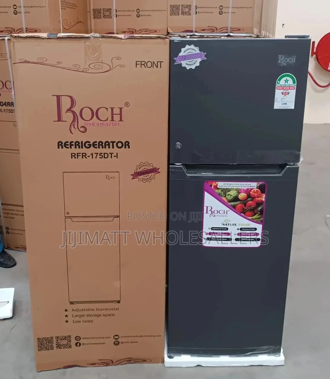 Roch 138 Litres Roch 175 DT-I Double Door Refrigerator