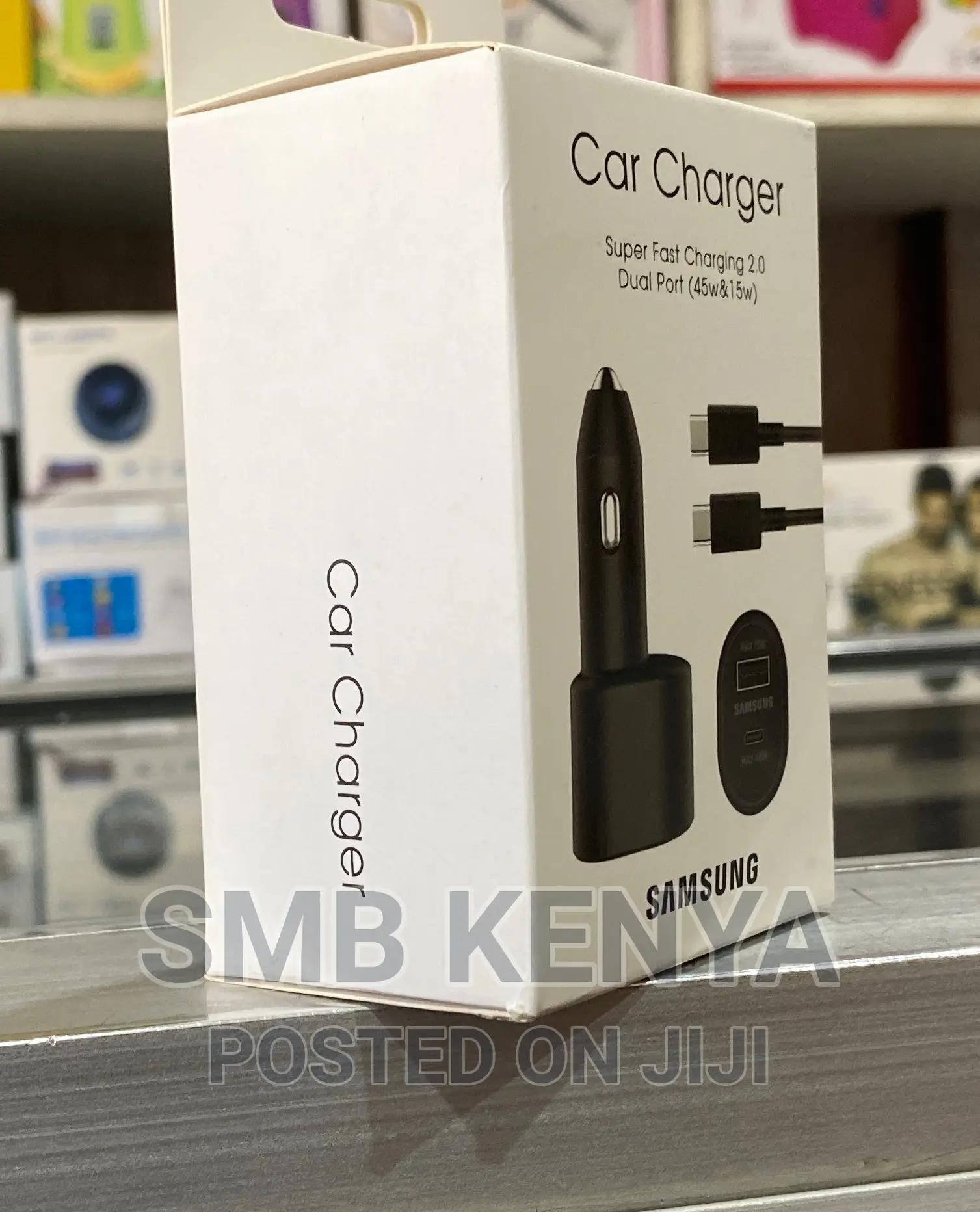 Samsung Dual Port (Type C + Usb)Super Fast Car Charger