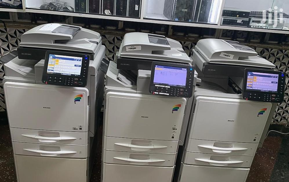 Colored Ricoh Aficio Mp C300 Photocopier Printer Scanner
