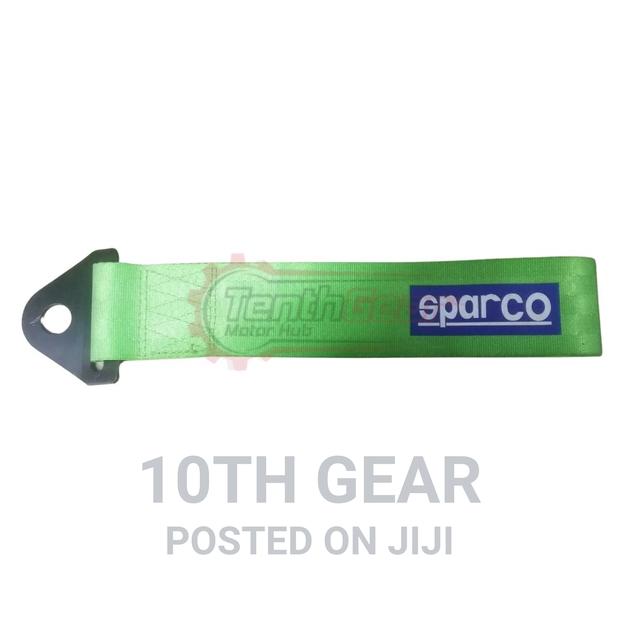 Sparco Fabric Tow Hooks - Green, Blue, Yellow - thumbnail 2