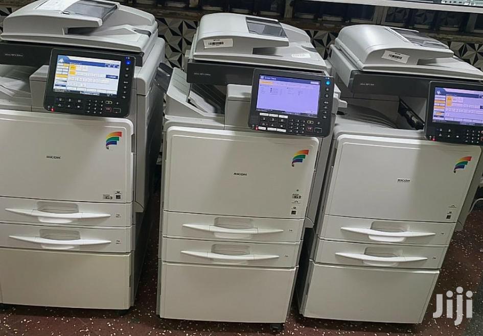 Colored Ricoh Aficio Mp C300 Photocopier Printer Scanner