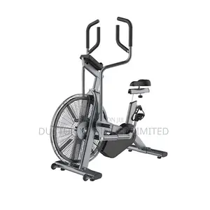 Commercial Air Resistance Bike Grey/Black, Belt Driven