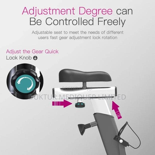 Commercial Air Resistance Bike Grey/Black, Belt Driven - thumbnail 2