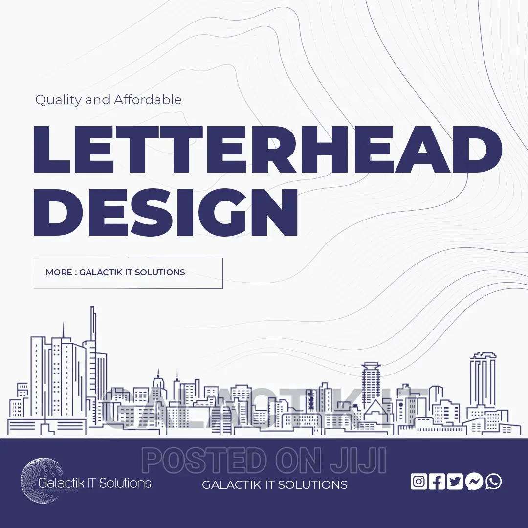 Letterhead Design In Nairobi, Kenya - A Level Design