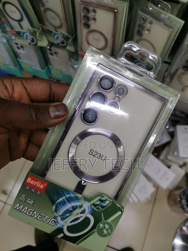 Samsung Galaxy S23 Ultra Clear Case Magnetic Mag Sa - thumbnail 2