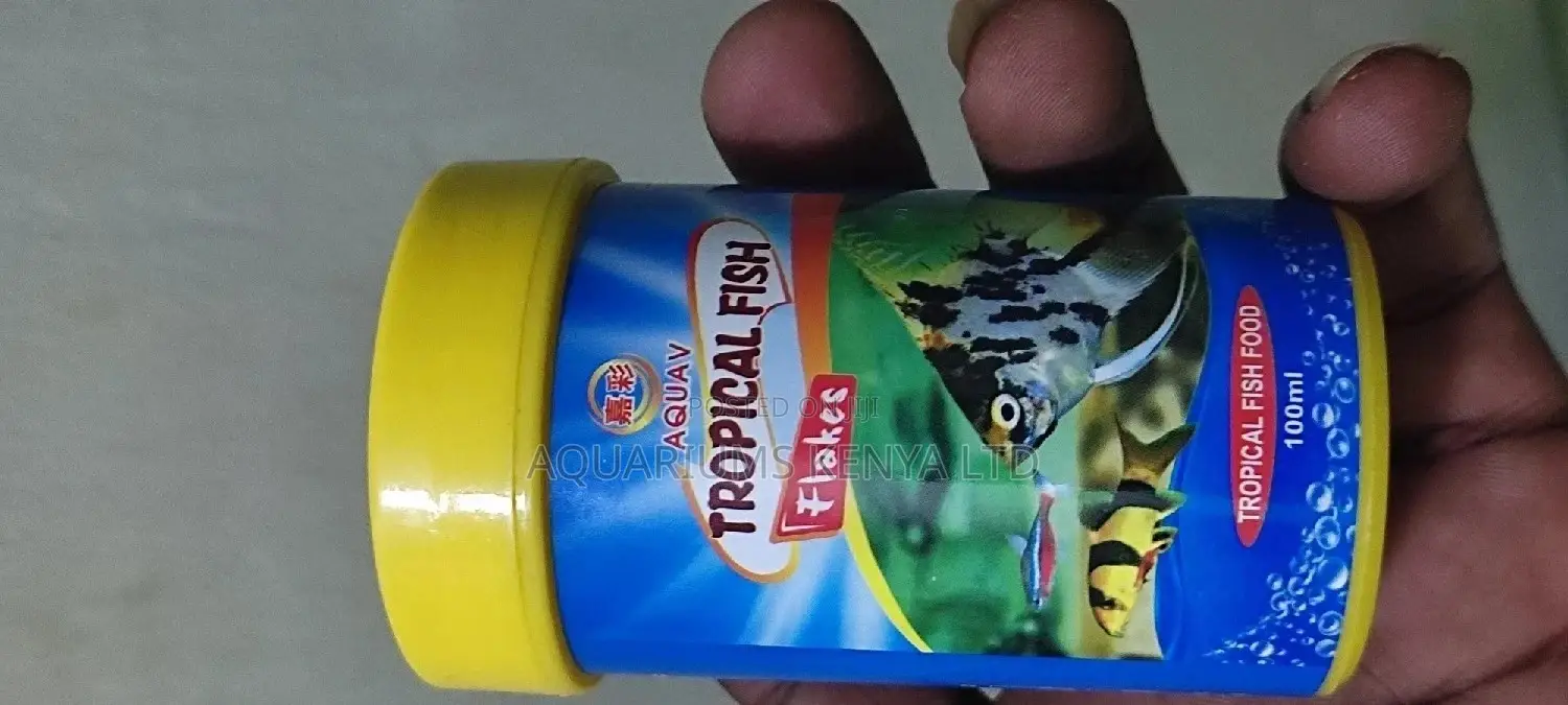 All Aquarium Fish Food, Fish Flake, 100ml.