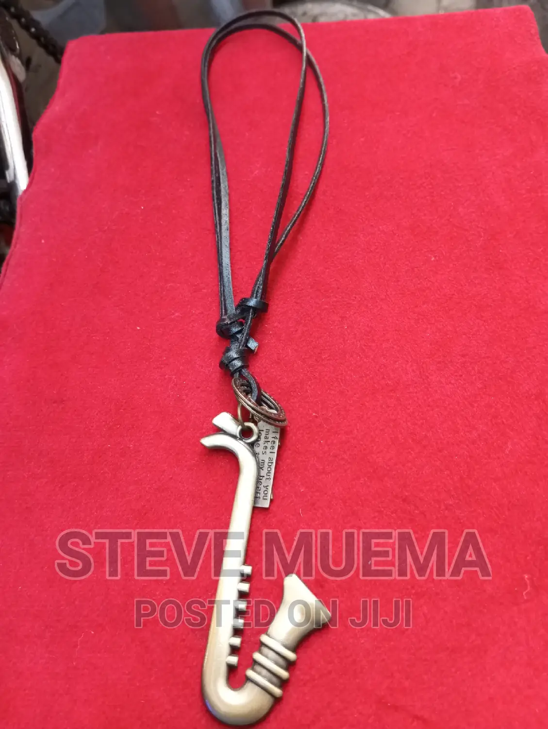 Leather Necklace.