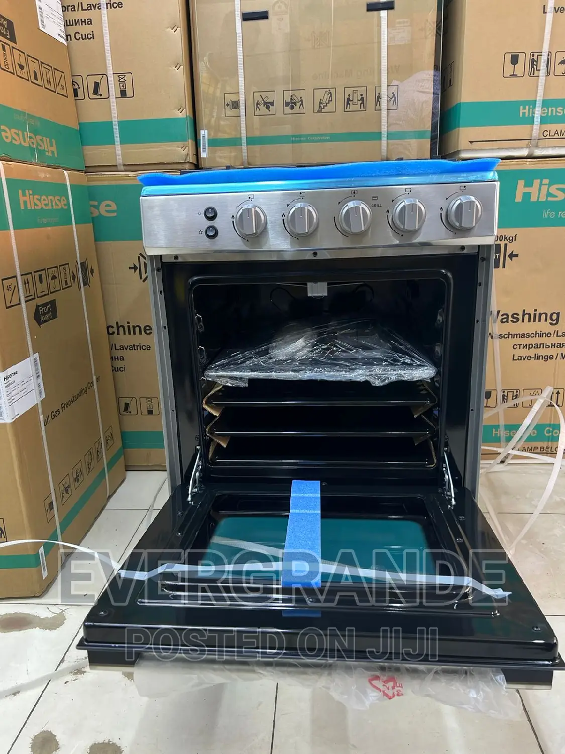 Standing Cooker Hisense 50 by 50 Four Burner Full Gas